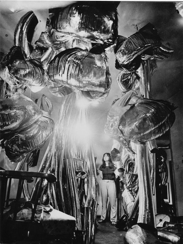 Living Sculpture, an installation by Marisa Merz